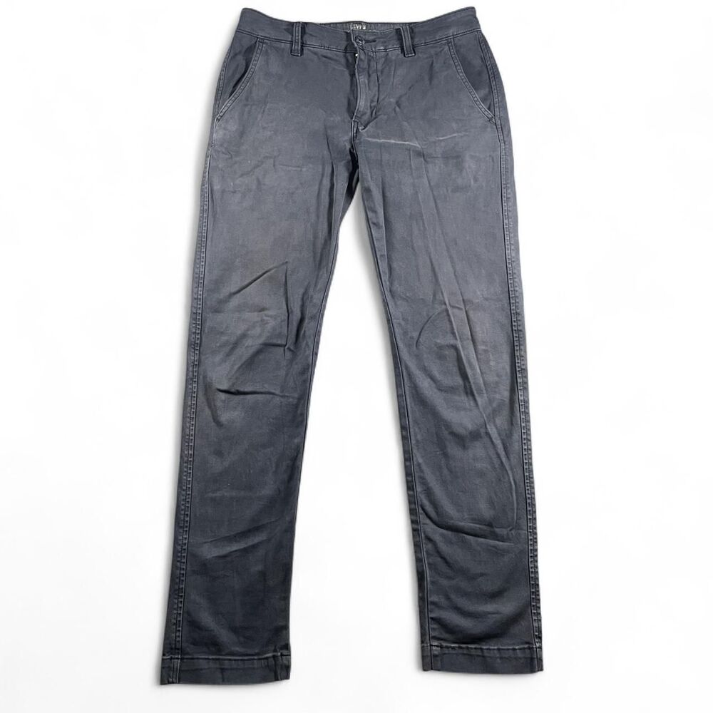 Levi-s Men's Navy and Blue Trousers